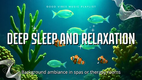 Serenity Aquarium | Relaxing Background Music for Meditation, Yoga & Sleep