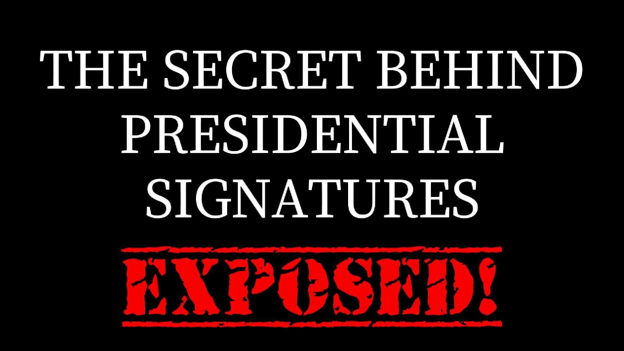 The Autopen EXPOSED: How Presidents Sign Documents Without Lifting a Pen!