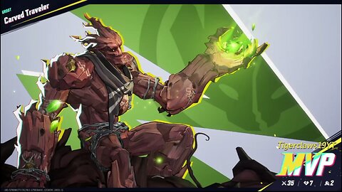 I got MVP with Groot. I didn't even think I was doing great