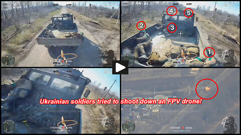 Kupiansk direction: Russian wired FPV drone chasing Ukrainian vehicle