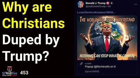 The Reason Why Christians Can't See Trump is Enslaving us All? Bad Eschatology