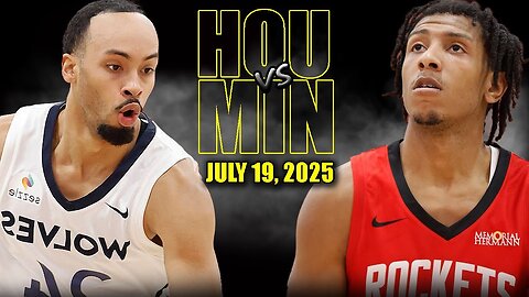 Minnesota Timberwolves vs Houston Rockets Full Game Highlights | 2025 NBA Summer League