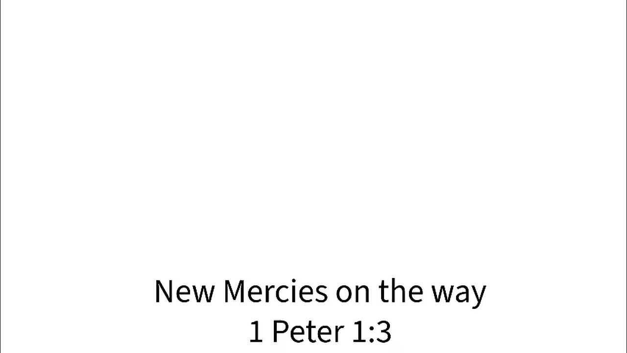 New Mercies