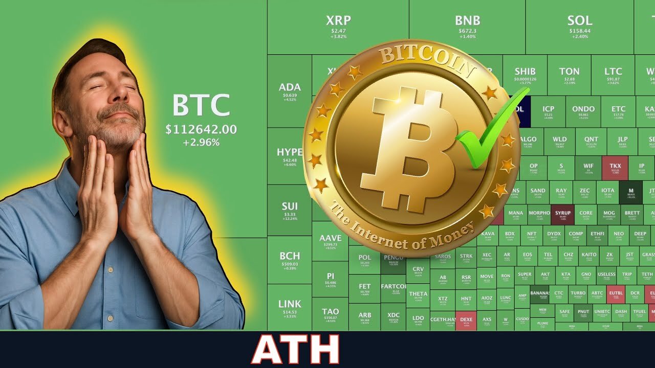 Bitcoin & Stock Market At All Time High. Congratulations To You. I Took Profits