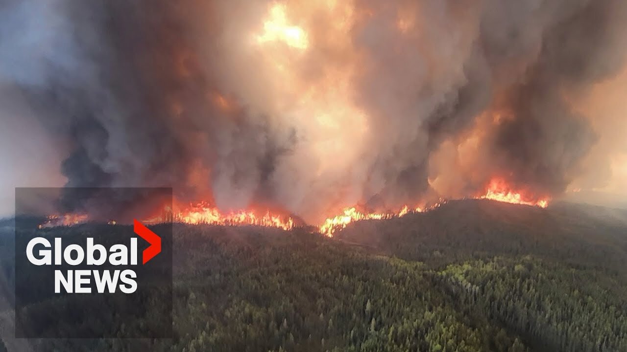 Canada wildfires: Thousands flee Prairie communities as fires intensify