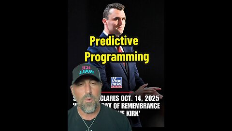 Charlie Kirk Predictive Programming