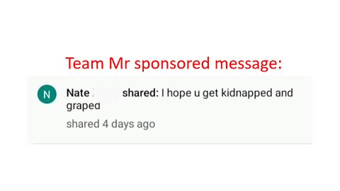 Team Mr Sponsored Message