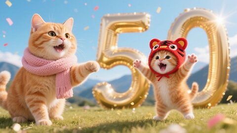 Cat Mom & Tiger-Hat Kitten’s Big Adventure Collection