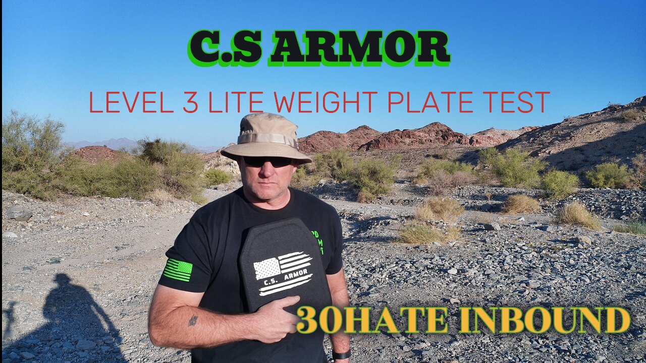 Testing Lvl 3 Plates from C S Armor