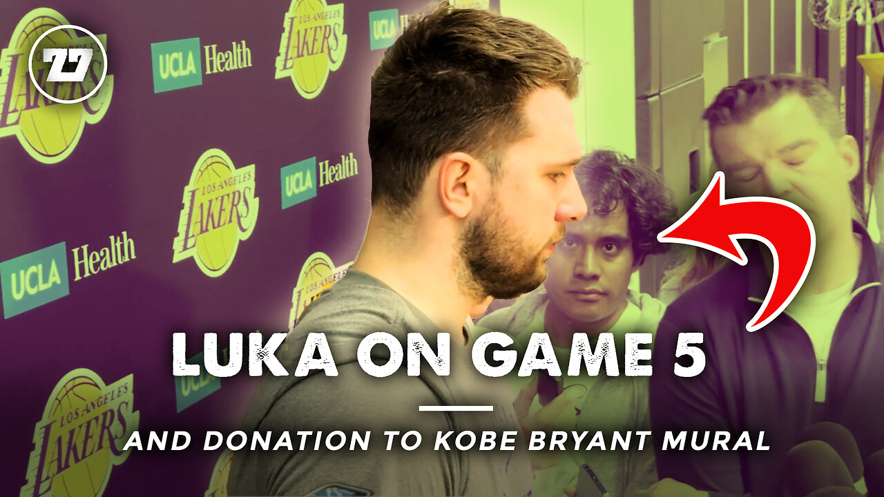 Luka on Game 5 & Kobe Bryant Mural | Luka Dončić Fans