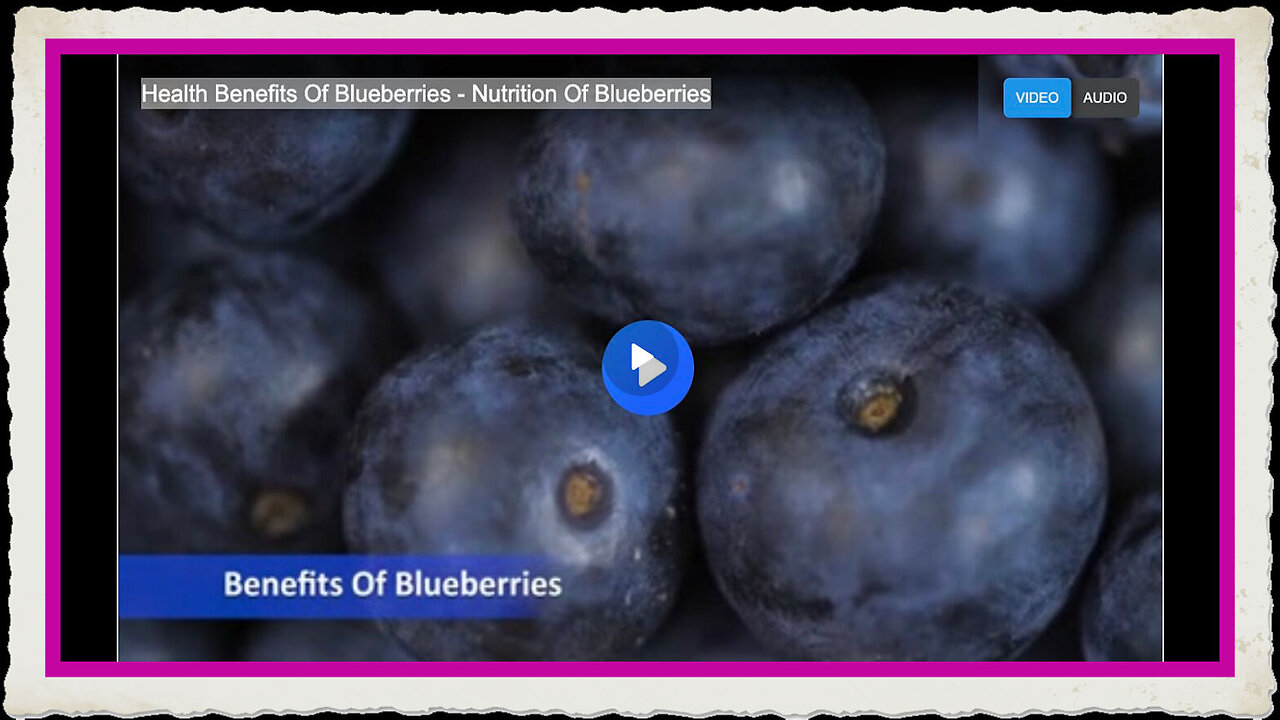 Health Benefits Of Blueberries - Nutrition Of Blueberries