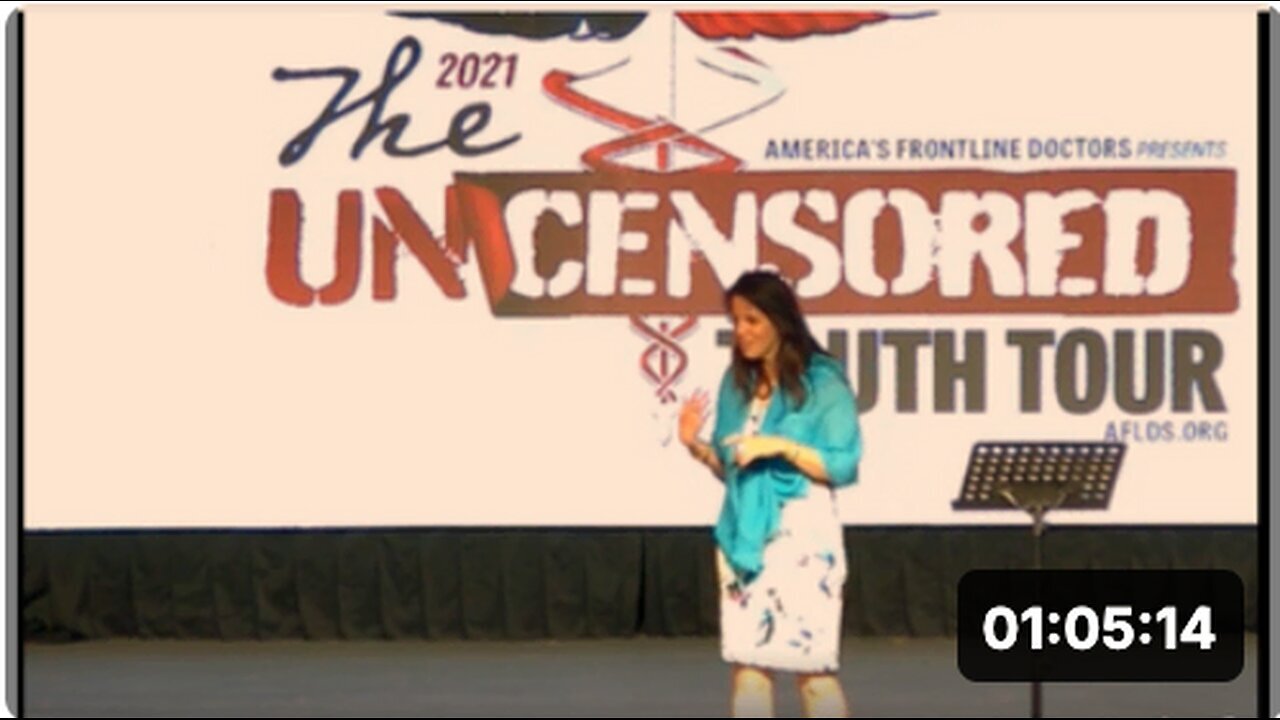 "Dr. Simone Gold at 'The Uncensored Truth Tour' - Part 1"