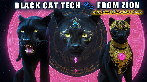 🔮 BLACK CAT TECH 🐾 FROM ZION 🖤 Black Rainbow Awakens 🐾 Panther Whānau 🕉 Vibranium Waves 🕉 Sun Codes