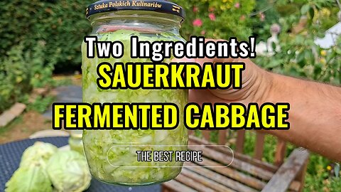 How to Make Sauerkraut at Home: Easy 2-Ingredient Recipe