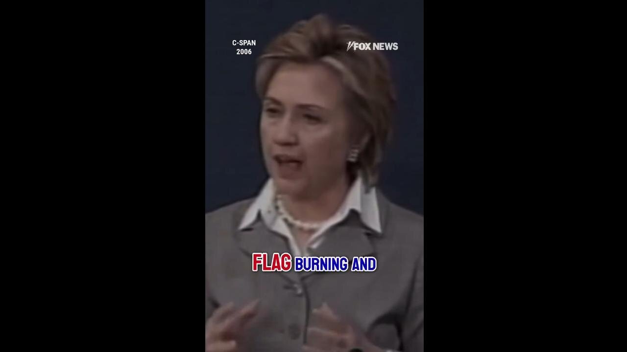 Dems mock Trump’s flag-burning EO — yet their hero Hillary called for a ban too