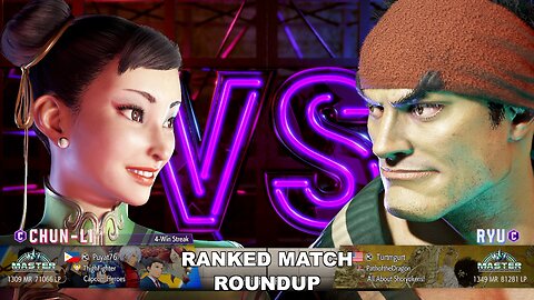 Kuya Kalbo SF6 Ranked Match Roundup. Chun Li Master Rank [Hori Fight Stick]