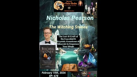 Witching Stones -The Lore,Craft of The Essential Crystals, Gemstones, Empower Magic-Nicholas Pearson