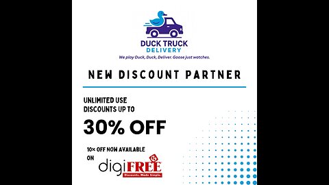 Welcoming Duck Truck Delivery!