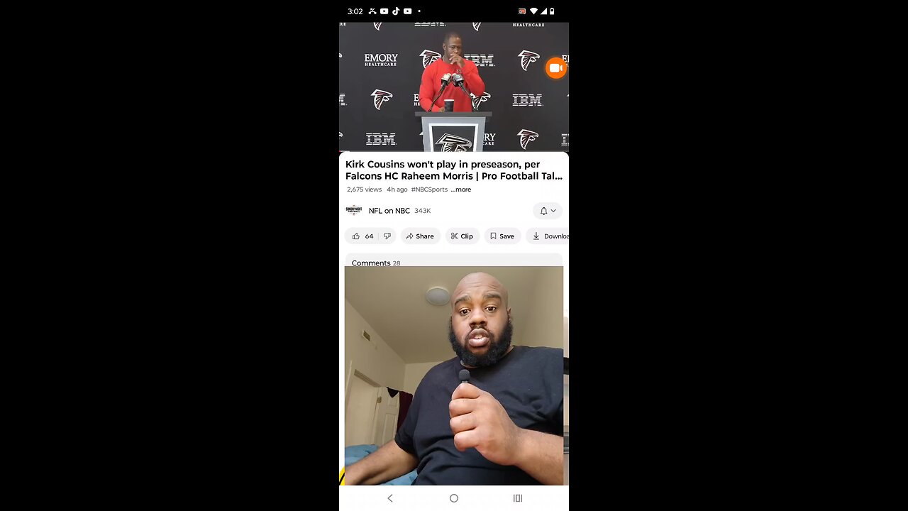 Kirk Cousins will not play in preseason