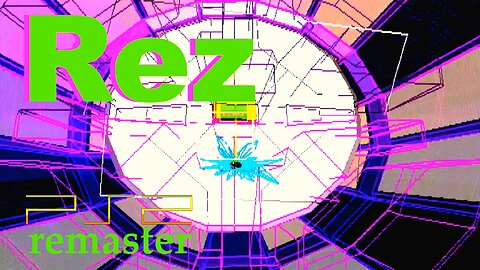 Rez (Trance Color Scheme, RetroTINK-5x Pro, PS2 remaster) - Stage 2 Boss