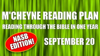 Day 263 - September 20 - Bible in a Year - NASB Edition