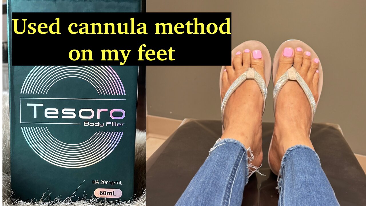 TESORO BODY FILLER FROM ACECOSM TRIED IT ON MY FEET #over60