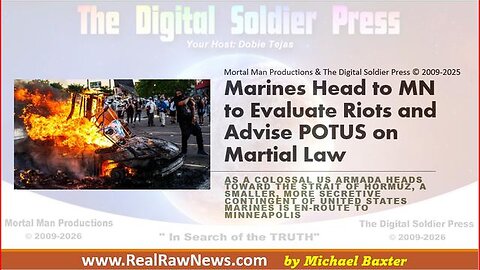 Marines Head to Minneapolis to Evaluate Riots and Advise POTUS on Martial Law