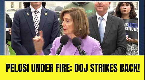 DOJ Launches Investigation Into California Rep. Nancy Pelosi Over Comments On Federal Agents