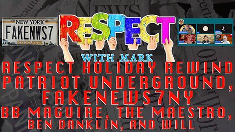 RESPECT Holiday Rewind: Patriot Underground, BB Maguire, The Maestro, Ben Danklin & Will, 8pm EST