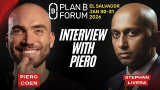 Stephan Livera hosts Plan B Podcast in El Salvador