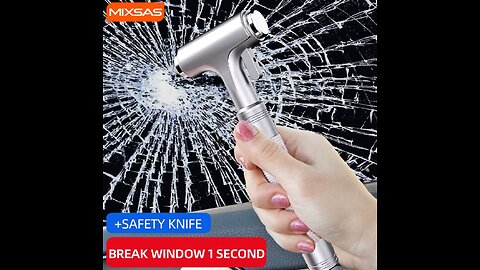 New Car Safety Hammer All-Metal Emergency 304 Auto Window Glass Breaker&Belt Cutter