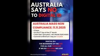 🇦🇺 AUSTRALIA! On the 11th of the 11th! MASS ACTION AGAINST DIGITAL ID!
