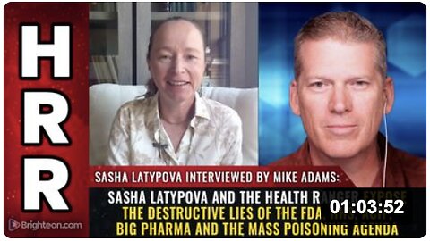 Sasha Latypova and the Health Ranger expose the destructive lies of the FDA, HHS, ACIP, Big Pharma and the mass poisoning agenda