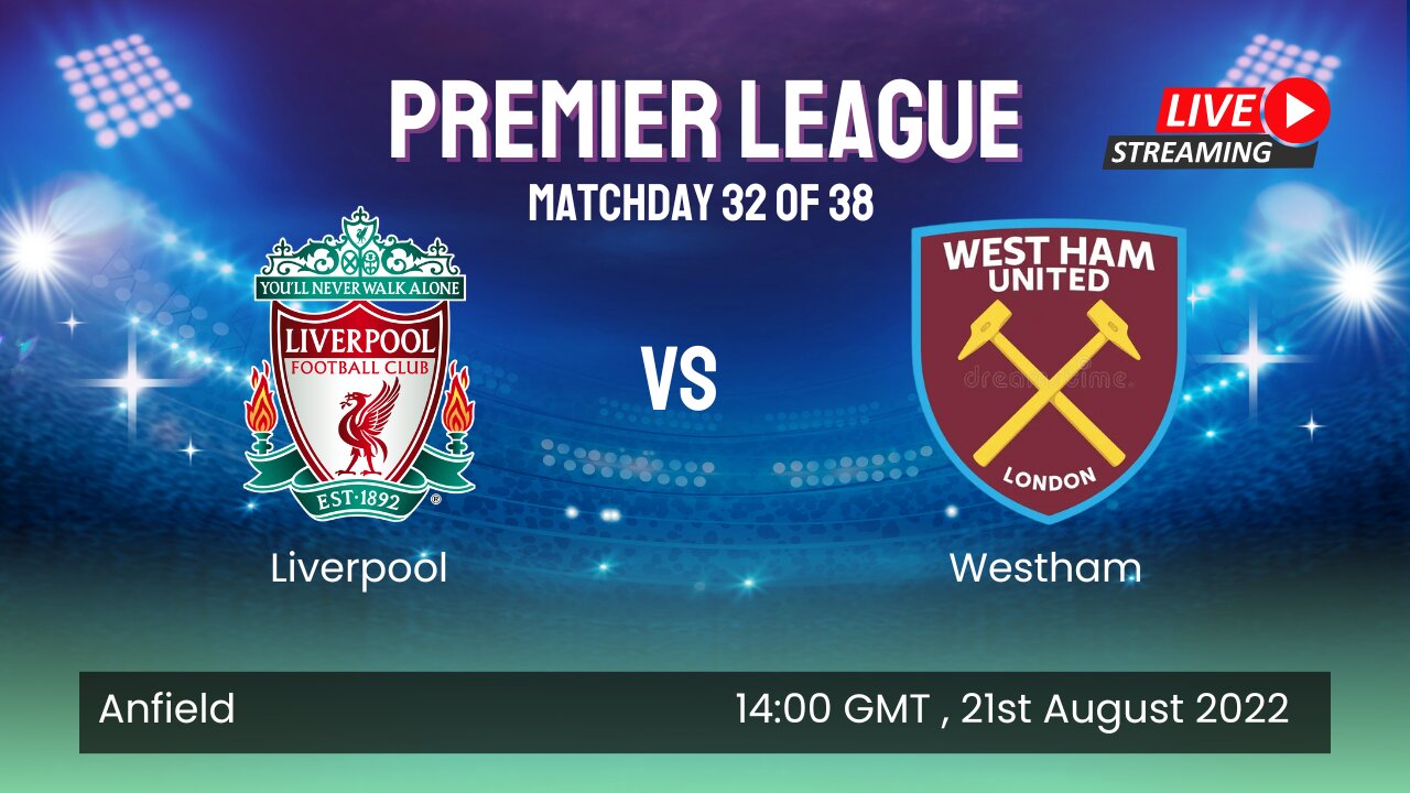 Liverpool vs West Ham LIVE | Premier League Match Stream & In-Game Commentary