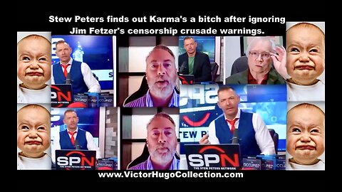Stew Peters Whines To Dollar Vigilante About Censorship After Ignoring Jim Fetzer Censorship Crusade