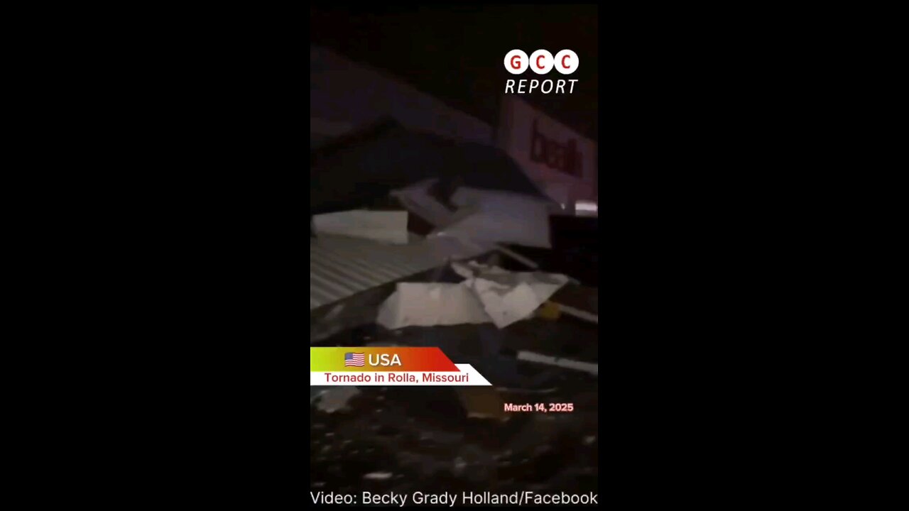 #USA #Missouri #Rolla #Tornado #Storm #NaturalDisaster #Weather #Climate #destruction #anomaly