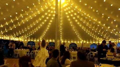 Kyle's first dance with new wife.