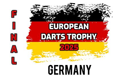 2025 European Darts Trophy Aspinall v Joyce