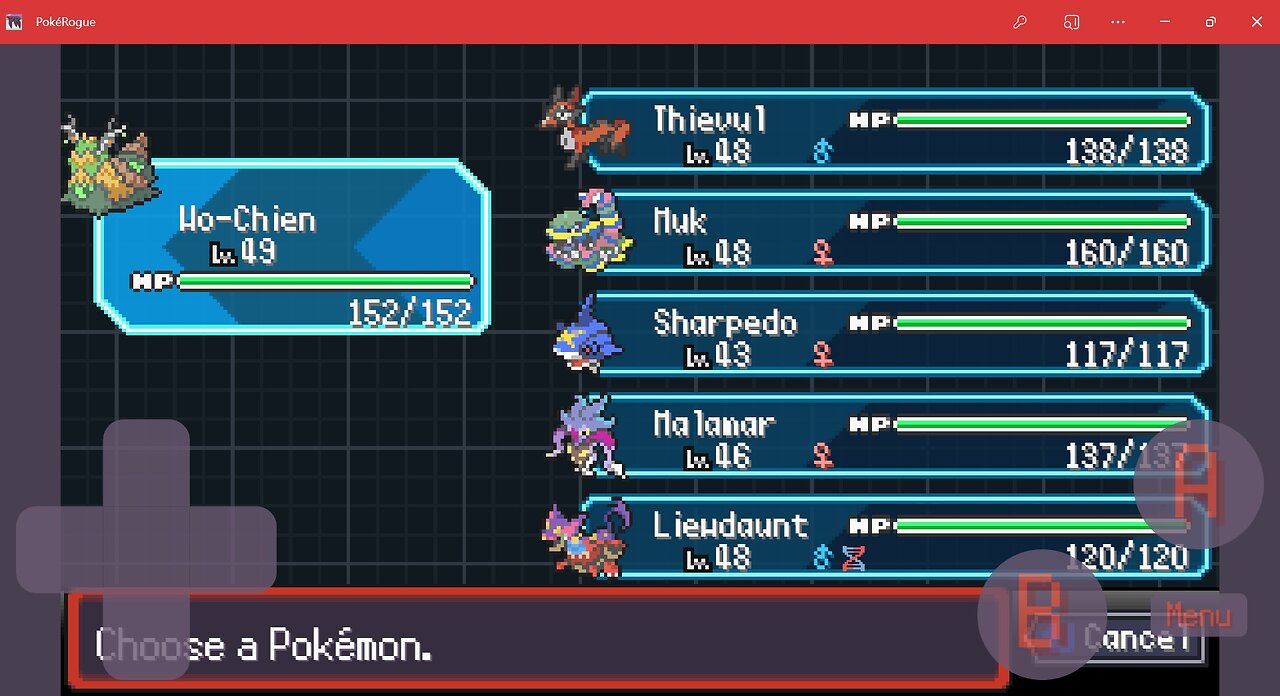 PokeRogue Mono Type Challenge- Dark 3: We Lost?!?