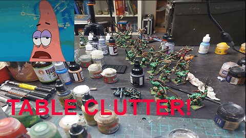 ATTN HANGOUT PAINT AND CHILL STREAM: CLEARING THE CRAFT TABLE!