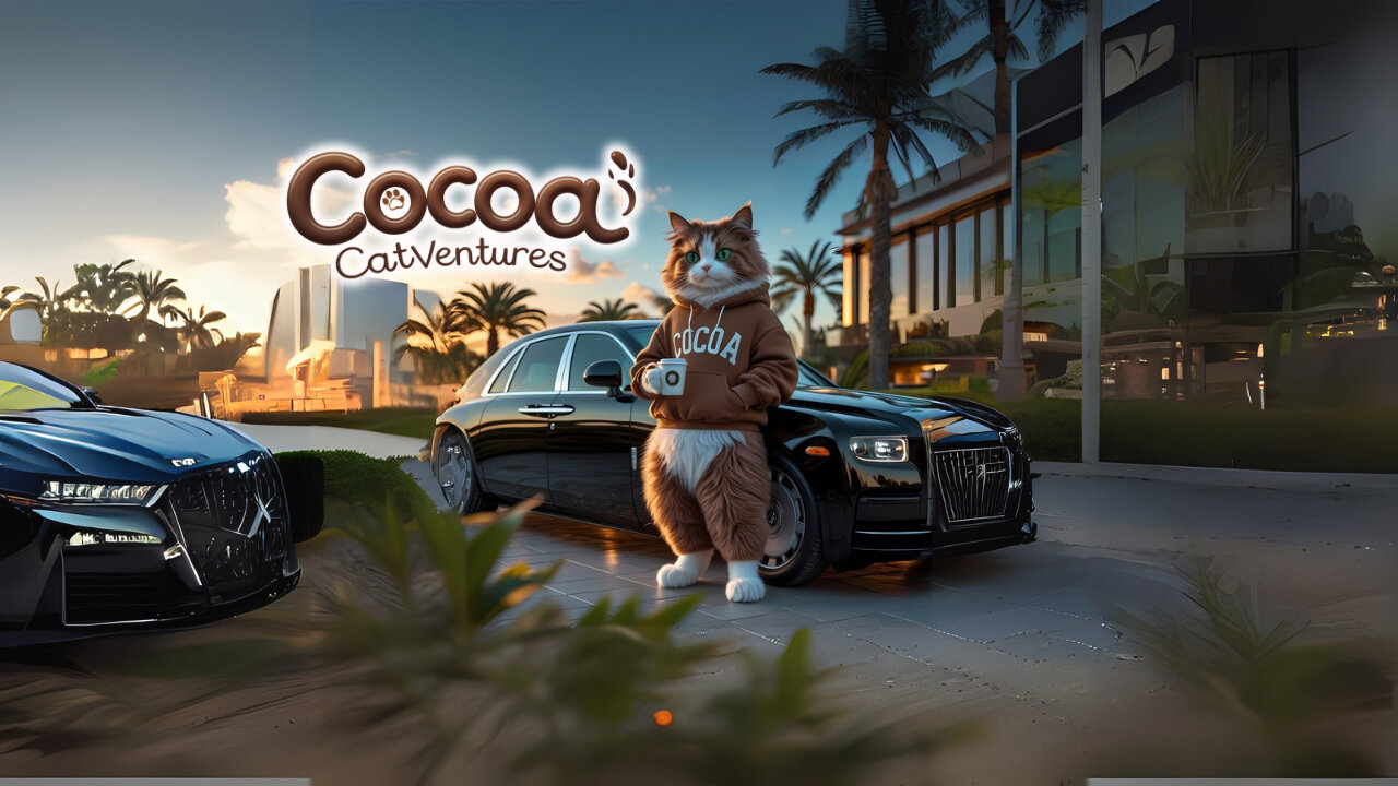 Your stylish Ai cat, Cocoa