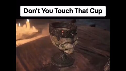 don't you touch that cup