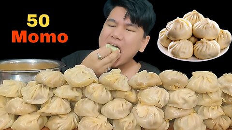 50 MOMO EATING CHALLENGE | 50 DUMPLINGS EATING CHALLENGE | EATING CHALLENGE | FOOD CHALLENGE VIDEOS