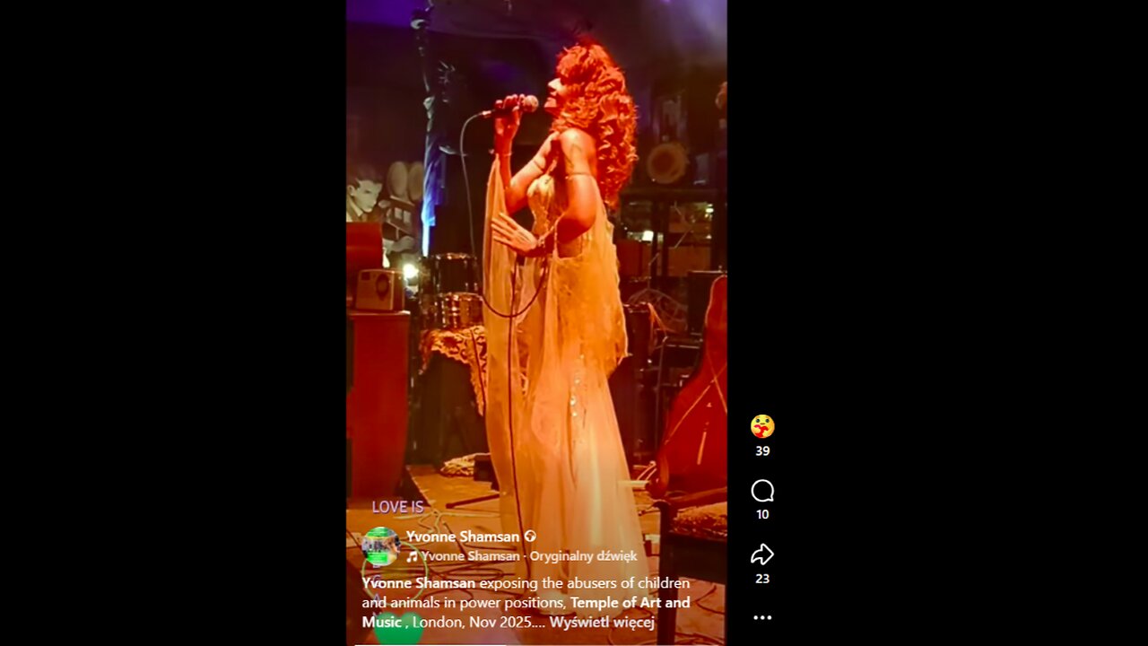 London performance with my song