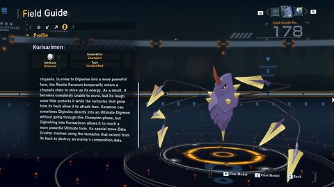 kurisarimon all digivolution/de-digivolution/profile Digimon Story Time Stranger