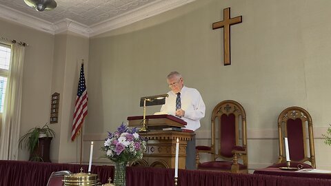 Sunday Sermon, Pastor Jay D. Hobson, Cushman Union Church, August 3, 2025.