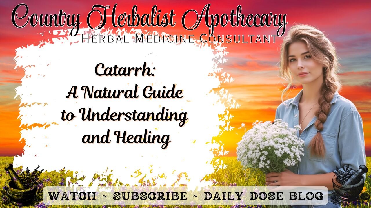 Catarrh: A Natural Guide to Understanding and Healing