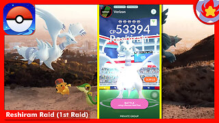 Reshiram Raid (1st Raid) | Pokemon GO
