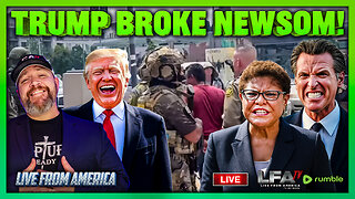 TRUMP BROKE NEWSOM! | LIVE FROM AMERICA 8.15.25 11AM