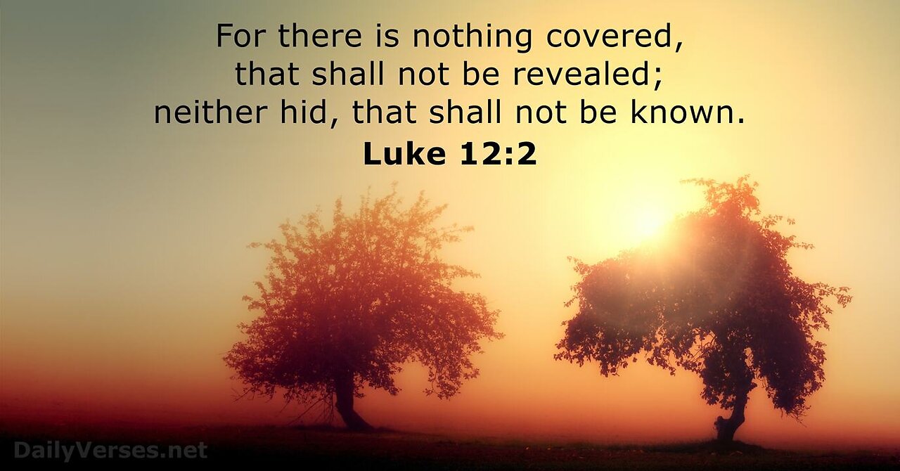 Sunday Talk with Jamal Luke 12:2-3 kjv neither hid, that shall not be known 23/03/25